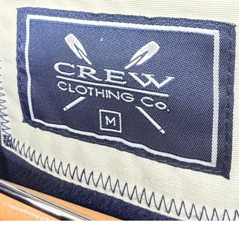 Crew Clothing Co GBR07 Jacket Mens Size M‎ White Full Zip Outerwear